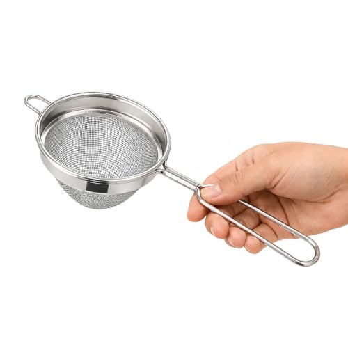 Stainless Steel Tea Strainer Conical Shape (Size 10cm), Stainless Steel Tea Strainer,Heavy Duty Chalani, Coffee Strainer, Tea Filter Stainless Steel, Fine Mesh X1pc